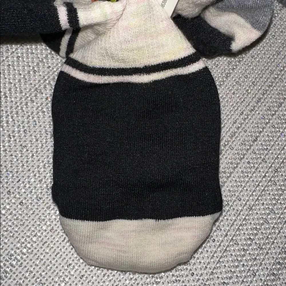 SmartWool XL Black Ivory Moonbeam Snowboard Targeted Cushion Wool Blend Socks